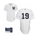 Men's Majestic New York Yankees #19 Masahiro Tanaka Authentic White Home Autographed MLB Jersey Men's Majestic New York Yankees #19 Masahiro Tanaka Authentic White Home Autographed MLB Jersey
