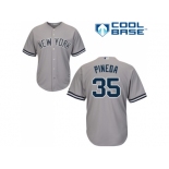 Men's Majestic New York Yankees #35 Michael Pineda Authentic Grey Road MLB Jersey Men's Majestic New York Yankees #35 Michael Pineda Authentic Grey Road MLB Jersey