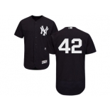 Men's Majestic New York Yankees #42 Mariano Rivera Navy Flexbase Authentic Collection MLB Jersey Men's Majestic New York Yankees #42 Mariano Rivera Navy Flexbase Authentic Collection MLB Jersey