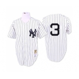 Men's Mitchell and Ness 1932 New York Yankees #3 Babe Ruth Authentic White Throwback MLB Jersey Men's Mitchell and Ness 1932 New York Yankees #3 Babe Ruth Authentic White Throwback MLB Jersey
