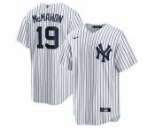 Men's New York Yankees #19 Ryan McMahon White 2025 Cool Base Stitched Baseball Jersey Men's New York Yankees #19 Ryan McMahon White 2025 Cool Base Stitched Baseball Jersey