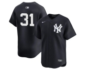 Men's New York Yankees #31 Cam Schlittler Navy 2026 Alternate Limited Stitched Baseball Jersey Men's New York Yankees #31 Cam Schlittler Navy 2026 Alternate Limited Stitched Baseball Jersey