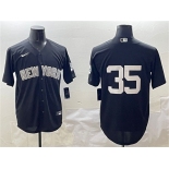 Men's New York Yankees #35 Cody Bellinger Black Cool Base Stitched Baseball Jersey