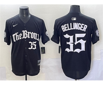Men's New York Yankees #35 Cody Bellinger Black 'Gothic Legacy Edition' Vapor Premier Limited Stitched Baseball Jersey
