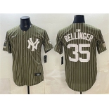 Men's New York Yankees #35 Cody Bellinger Olive 2026 Armed Forces Day Salute To Service Stitched Baseball Jerse Men's New York Yankees #35 Cody Bellinger Olive 2026 Armed Forces Day Salute To Service Stitched Baseball Jerse