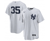 Men's New York Yankees #35 Cody Bellinger White 2024 Cool Base Stitched Baseball Jersey