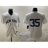 Men's New York Yankees #35 Cody Bellinger White Cool Base Stitched Baseball Jersey