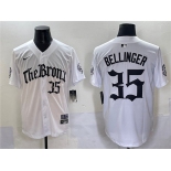 Men's New York Yankees #35 Cody Bellinger White 'Gothic Legacy Edition' Vapor Premier Limited Stitched Baseball Jersey