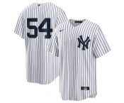 Men's New York Yankees #54 Max Fried White 2024 Cool Base Stitched Baseball Jersey