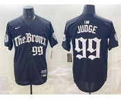 Men's New York Yankees #99 Aaron Judge Black 'Gothic Legacy Edition' Vapor Premier Limited Stitched Baseball Jersey