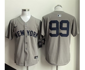 Men's New York Yankees #99 Aaron Judge Grey 2026 Limited Stitched Baseball Jersey