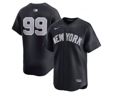 Men's New York Yankees #99 Aaron Judge Navy Alternate Limited Stitched Baseball Jersey