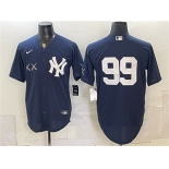 Men's New York Yankees x KAWS #99 Aaron Judge Navy Stadium Stitched Baseball Jersey Men's New York Yankees x KAWS #99 Aaron Judge Navy Stadium Stitched Baseball Jersey