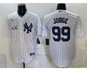 Men's New York Yankees x KAWS #99 Aaron Judge White Stadium Stitched Baseball Jersey Men's New York Yankees x KAWS #99 Aaron Judge White Stadium Stitched Baseball Jersey