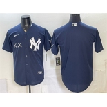 Men's New York Yankees x KAWS Navy Stadium Stitched Baseball Jersey Men's New York Yankees x KAWS Navy Stadium Stitched Baseball Jersey