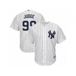 Mens Yankees #99 Aaron Judge White Cool Base Jersey Mens Yankees #99 Aaron Judge White Cool Base Jersey