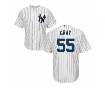 New York Yankees #55 Sonny Gray Replica White Home MLB Jersey