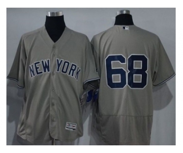 New York Yankees #68 Dellin Betances Grey Flexbase Authentic Collection Stitched Baseball Jersey