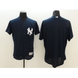 New York Yankees Blank Navy Blue Flexbase Authentic Collection Stitched Baseball Jersey New York Yankees Blank Navy Blue Flexbase Authentic Collection Stitched Baseball Jersey