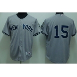 mlb new york yankees #15 munson grey(2009 logo) mlb new york yankees #15 munson grey(2009 logo)