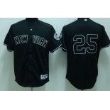 mlb new york yankees #25 teixeira black(2009 logo) mlb new york yankees #25 teixeira black(2009 logo)
