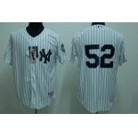 mlb new york yankees #52 sabathia white(2009 logo) mlb new york yankees #52 sabathia white(2009 logo)