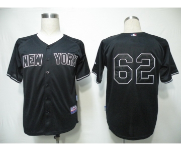 mlb new york yankees #62 joba chamberlain black