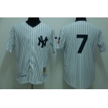 mlb new york yankees #7 mantle m&n white mlb new york yankees #7 mantle m&n white