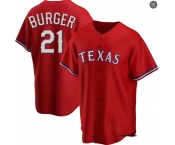 Mens Texas Rangers #21 Jake Burger Nike Red Alternate Limited Jersey Mens Texas Rangers #21 Jake Burger Nike Red Alternate Limited Jersey
