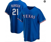 Mens Texas Rangers #21 Jake Burger Nike Royal Alternate Limited Jersey Mens Texas Rangers #21 Jake Burger Nike Royal Alternate Limited Jersey