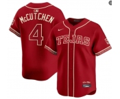 Mens Texas Rangers #4 Andrew McCutchen 2026 Viva Tejas City Connect Limited 2.0 Jersey Maroon Mens Texas Rangers #4 Andrew McCutchen 2026 Viva Tejas City Connect Limited 2.0 Jersey Maroon