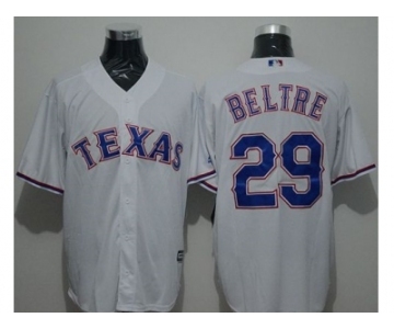 Texas Rangers #29 Adrian Beltre White New Cool Base Stitched Baseball Jersey