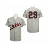 MLB Minnesota Twins #29 Rod Carew Grey Throwback jerseys MLB Minnesota Twins #29 Rod Carew Grey Throwback jerseys