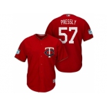 Men's Minnesota Twins #57 Ryan Pressly 2017 Spring Training Cool Base Stitched MLB Jersey Men's Minnesota Twins #57 Ryan Pressly 2017 Spring Training Cool Base Stitched MLB Jersey