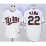 Minnesota Twins #22 Miguel Sano White New Cool Base Stitched MLB Jersey Minnesota Twins #22 Miguel Sano White New Cool Base Stitched MLB Jersey