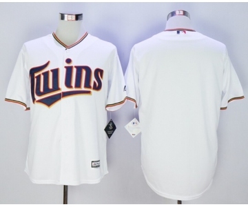 Minnesota Twins Blank White New Cool Base Stitched MLB Jersey