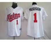 mlb jerseys minnesota twins #1 hudson white