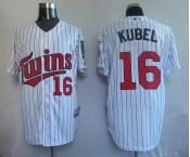mlb jerseys minnesota twins #16 kubel white