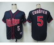 mlb jerseys minnesota twins #5 cuddyer dark blue(cool base)