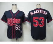mlb jerseys minnesota twins #53 blackburn dk blue