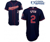 mlb minnesota twins #2 span blue[2011]