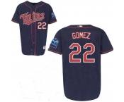 mlb minnesota twins #22 gomez blue 2010