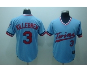 mlb minnesota twins ##3 killebrew baby blue[cooperstown throwback]