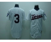 mlb minnesota twins #3 killebrew m&n white(black strip)