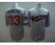 mlb minnesota twins #33 morneau grey (50th) mlb minnesota twins #33 morneau grey (50th)