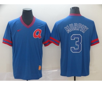 Men's Nike Atlanta Braves #3 Dale Murphy Blue M&N MLB Jersey