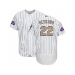 Chicago Cubs #22 Jason Heyward White(Blue Strip) Flexbase Authentic 2017 Gold Program Stitched MLB Jersey Chicago Cubs #22 Jason Heyward White(Blue Strip) Flexbase Authentic 2017 Gold Program Stitched MLB Jersey