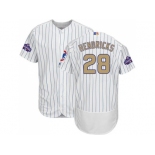 Chicago Cubs #28 Kyle Hendricks White(Blue Strip) Flexbase Authentic 2017 Gold Program Stitched MLB Jersey Chicago Cubs #28 Kyle Hendricks White(Blue Strip) Flexbase Authentic 2017 Gold Program Stitched MLB Jersey