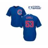 Chicago Cubs #53 Trevor Cahill Blue New Cool Base Stitched Baseball Jersey Chicago Cubs #53 Trevor Cahill Blue New Cool Base Stitched Baseball Jersey