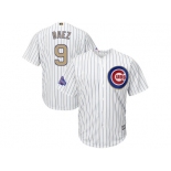 Chicago Cubs #9 Javier Baez White 2017 Gold Program Cool Base Stitched MLB Jersey Chicago Cubs #9 Javier Baez White 2017 Gold Program Cool Base Stitched MLB Jersey